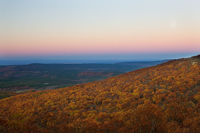 Sunset at Mount Magazine State Park